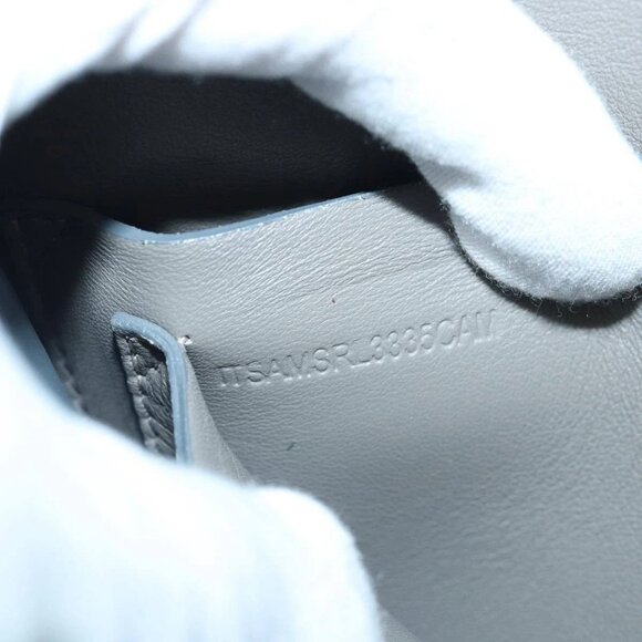 BURBERRY Shoulder Bag Patent leather Gray Gold Auth bs17639 - Picture 13 of 16